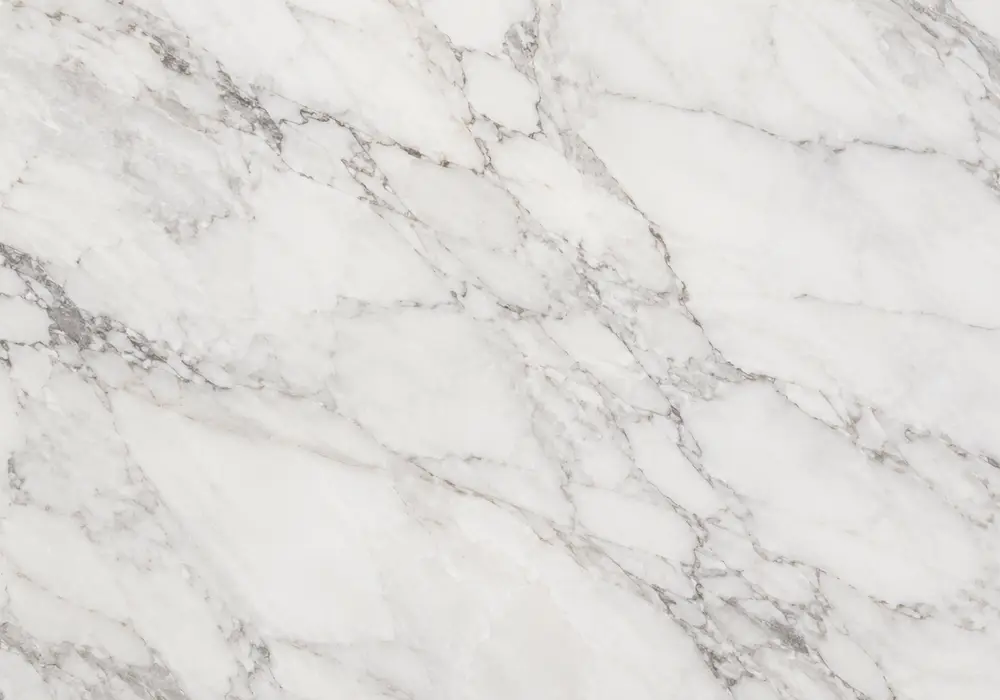 Afyon White marble price slab featuring white and grey, clouded movement and crystalline depth, and subtle natural fissures.