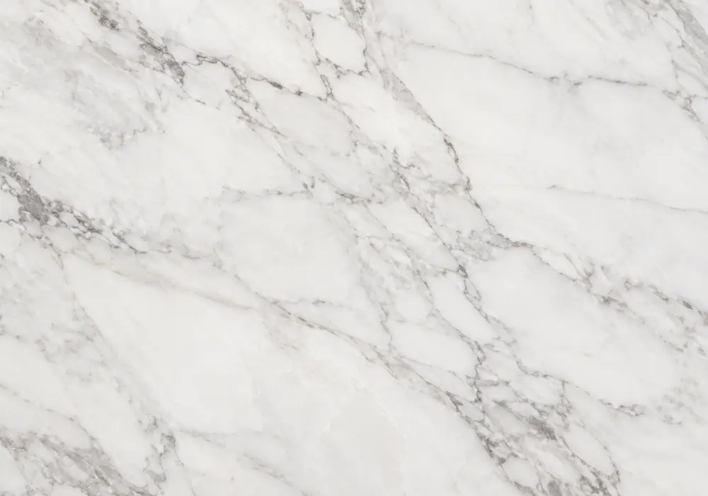 View verde alpi marble with forest-green depth, white networks, pale-green patches and a fragmented brecciated structure.