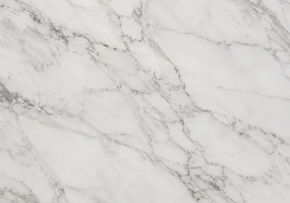 Opulent arabescato viola marble price slab with ivory ground, bold violet ribbons, burgundy pools and brecciated arabesques.