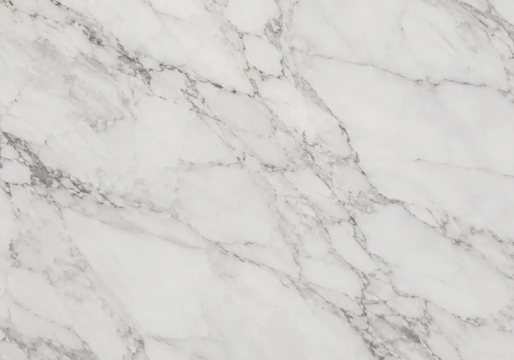 cloudy grey slab pattern shown across polished wall, honed floor and facade sample with multiple blue-grey stone grades.