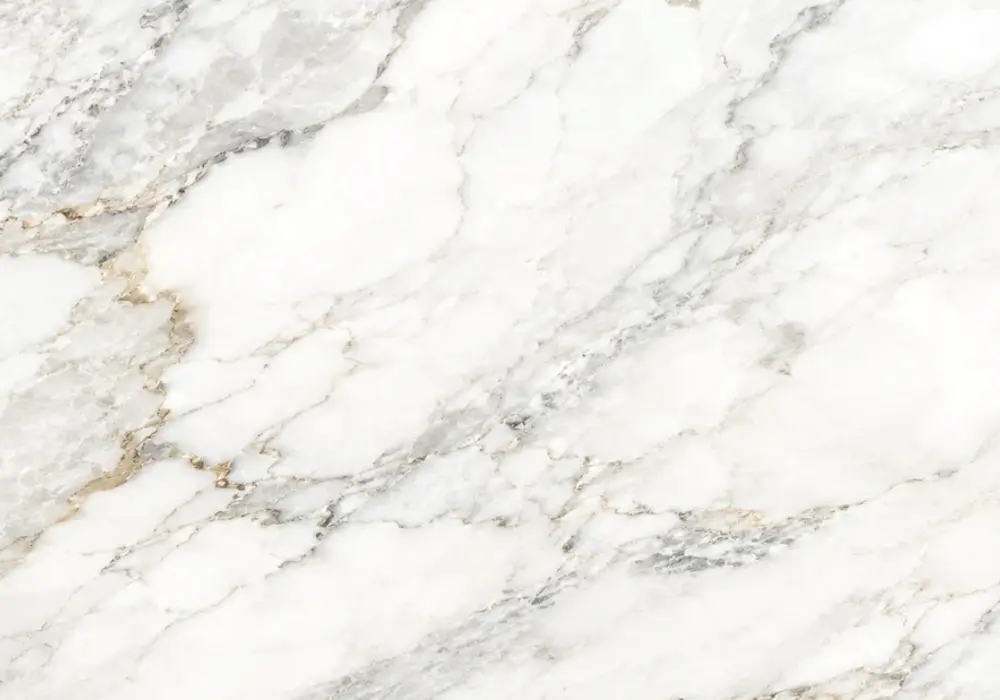 bianco ibiza slab in a contemporary bathroom, showing natural veining, realistic depth and refined architectural detail.