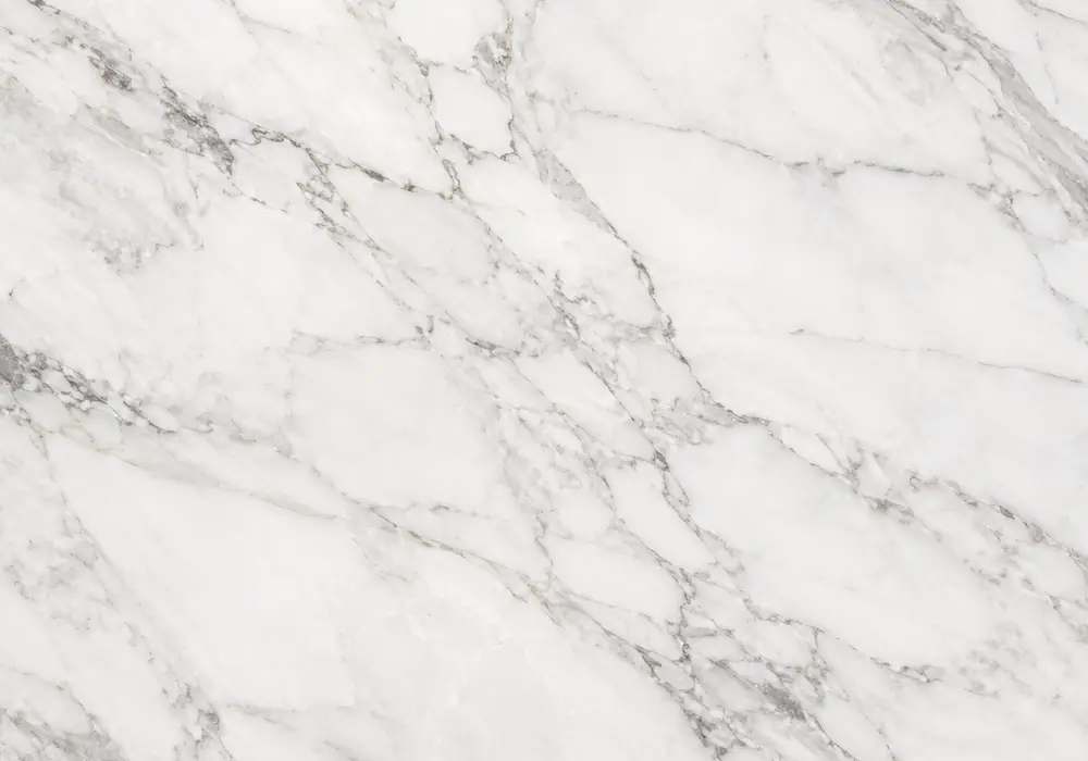 Bianco Marfil marble price slab image with white and beige, mineral patches and natural veining, and authentic quarry detail.