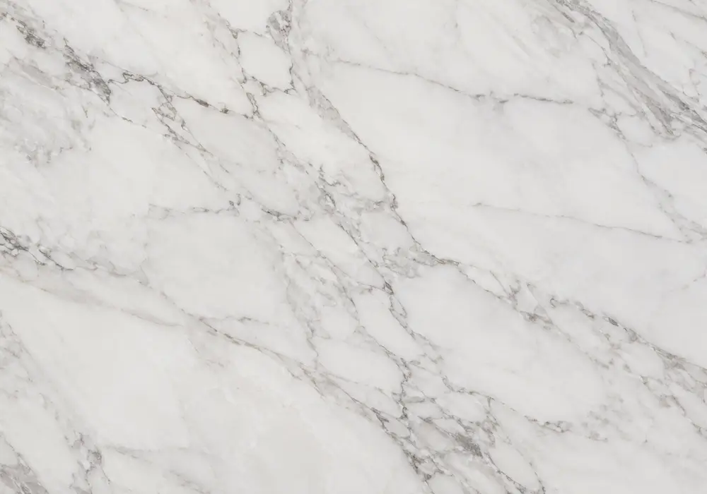 Bianco White marble price image: white, grey and blue, sweeping ribbons and crystalline depth, and authentic quarry detail.