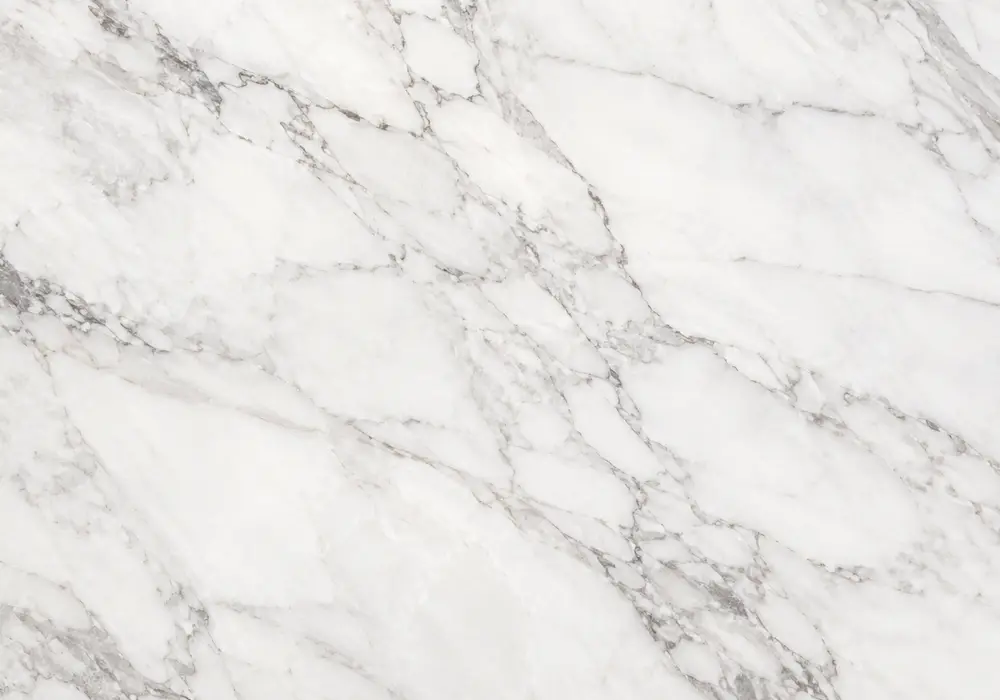 Black Wooden marble slab with deep graphite tones, layered white-grey waves, branching ribbons and restrained warm accents.