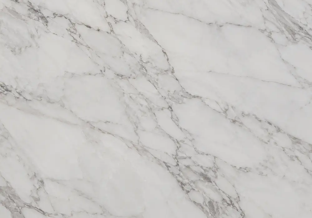 Layered Burberry Grey marble price slab with soft grey clouds, silver streaks, darker shadows and polished fabric-like depth.
