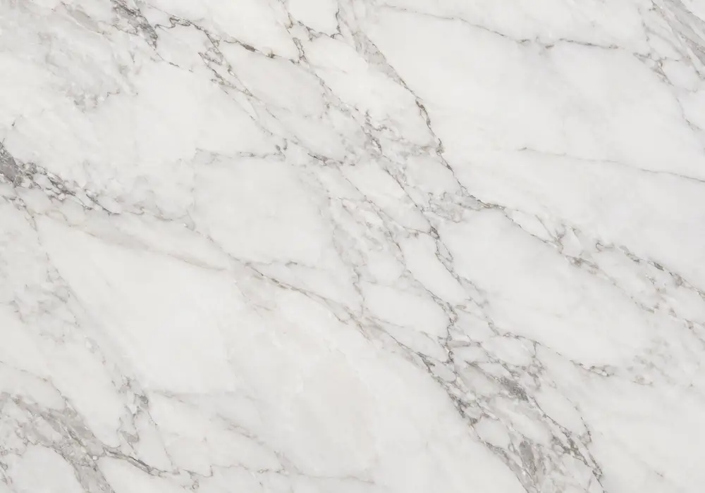 Cipollino Ondulato marble foyer wall display with layered sage and green stone in dramatic wavy bands.
