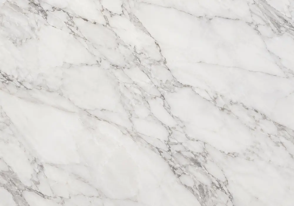A polished stone slab for Sivec marble, with white and grey, fine stone grain and natural veining, across a luminous surface.
