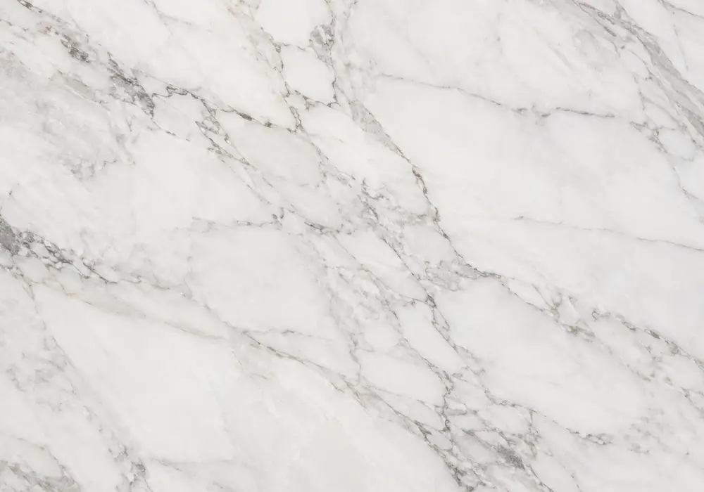 Vivid Panda Emerald marble slab with jade-green depth, broad white streams, black bands and swirling mineral formations.
