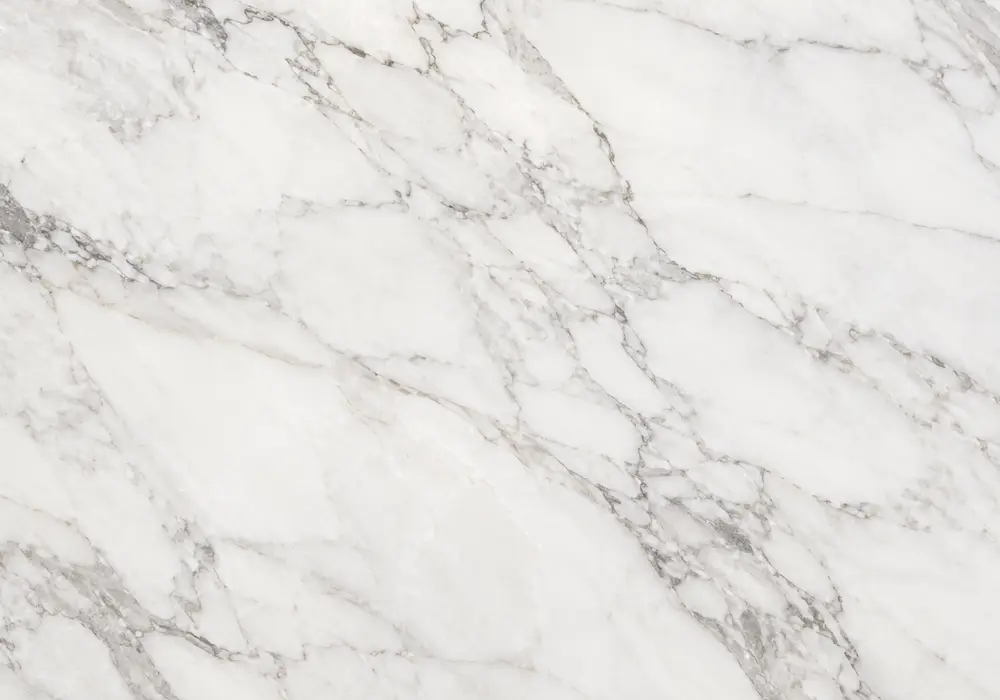 French Vanilla marble reception wall with creamy ivory stone and gentle beige, brown and soft-grey veining.