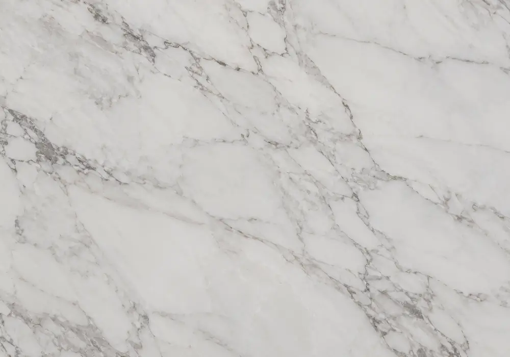 Graphite Gray Night marble price slab with silver branches, cloudy shadows, diagonal veins and broad night-dark sections.
