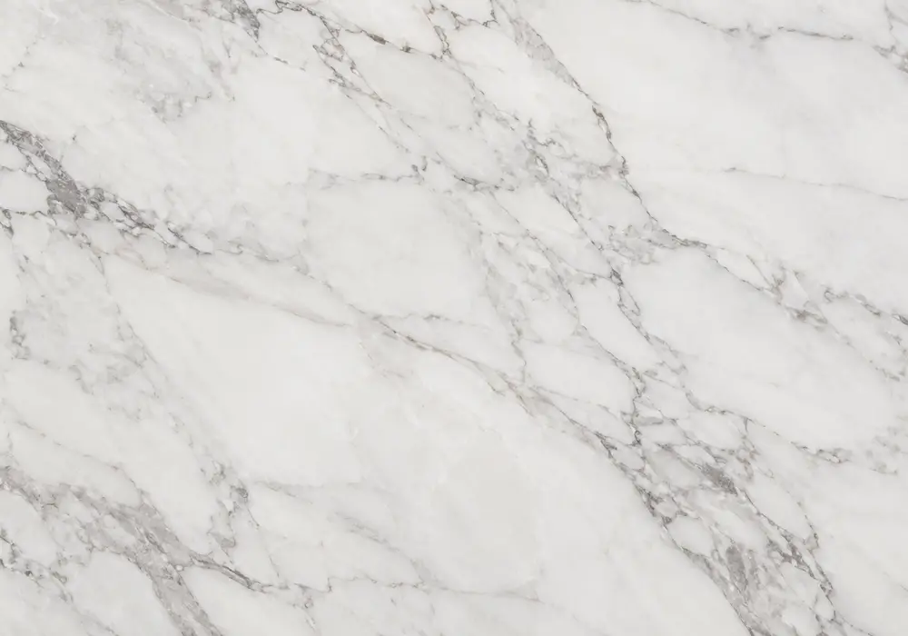 Greek Thassos marble price view with white and silver, crystalline depth and natural veining, with softly reflective depth.
