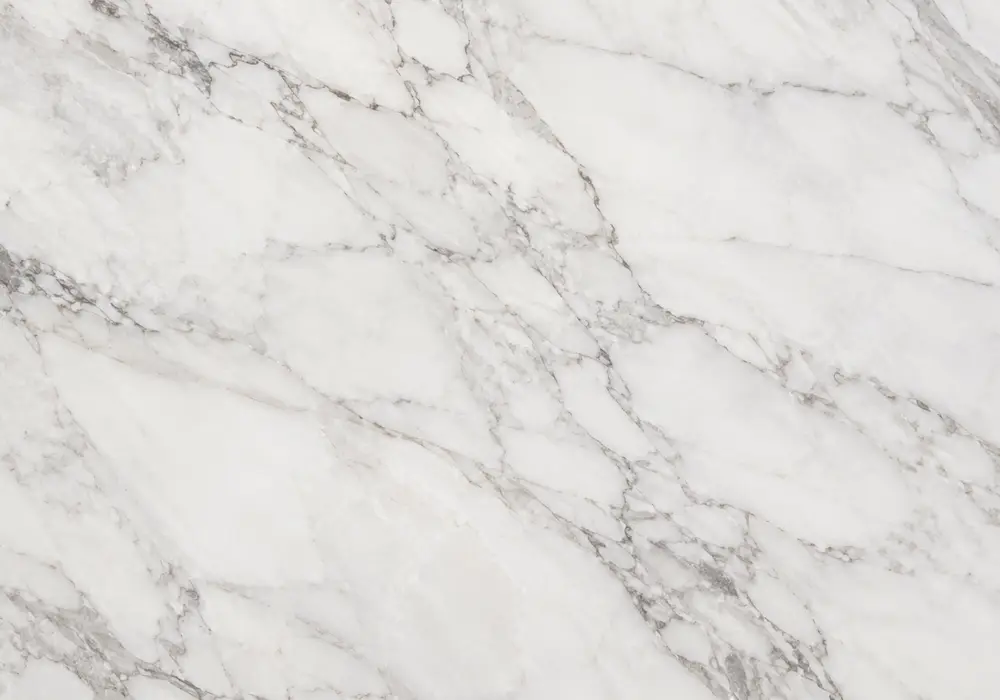Stone detail for Ibiza marble price, combining white and grey, flowing waves and mineral patches, with smooth luminous depth.