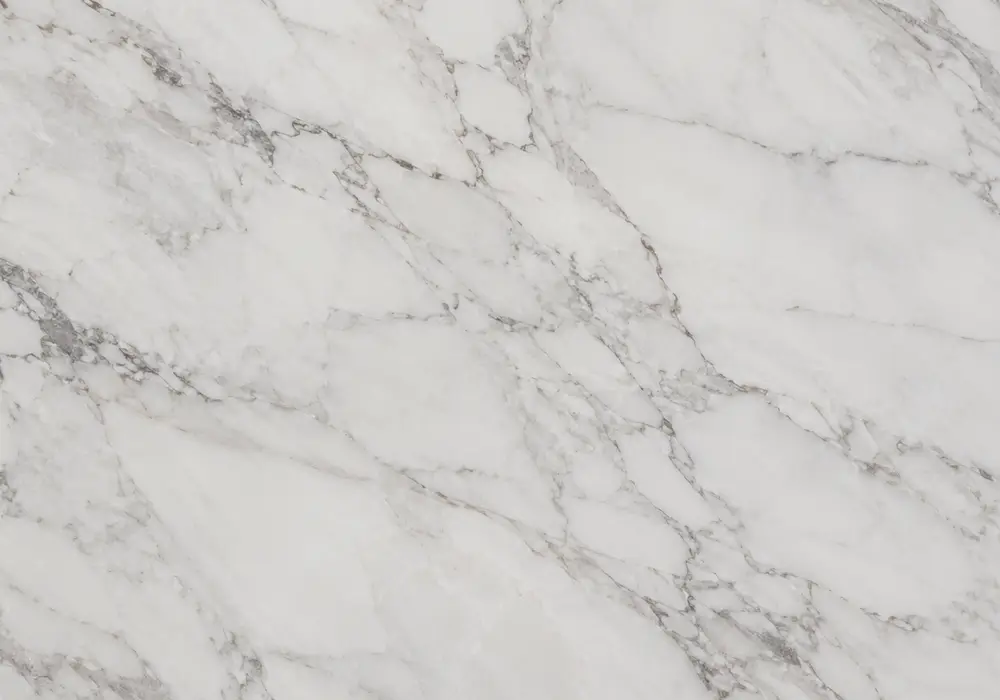 Ice Berg marble modern feature wall with bright icy stone and subtle cool-grey natural movement