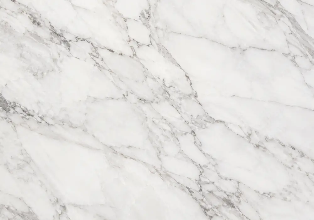 Lavina Gray marble contemporary reception wall with cool grey stone and restrained light mineral movement