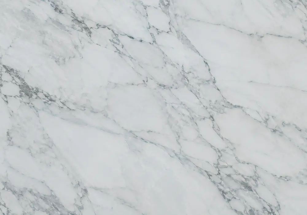 Blue Sky marble in a luxury spa bathroom, with authentic veining, polished stone depth and refined architectural detailing.