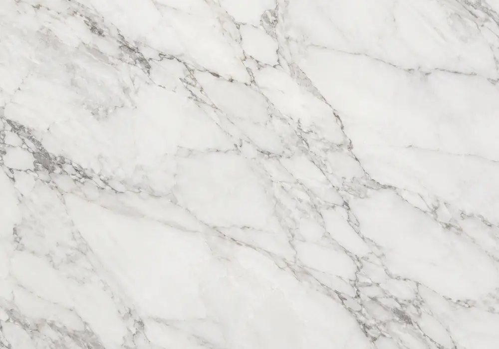 Moca Creme Fino slabs with fine parallel beige-brown lines, cross-cut fossil pieces and polished, honed and brushed finishes.