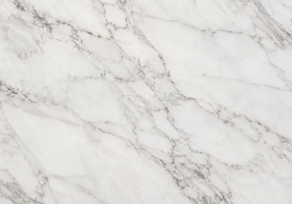 Nestos Grey marble directional reception cladding with linear grey stone and fine parallel mineral veining