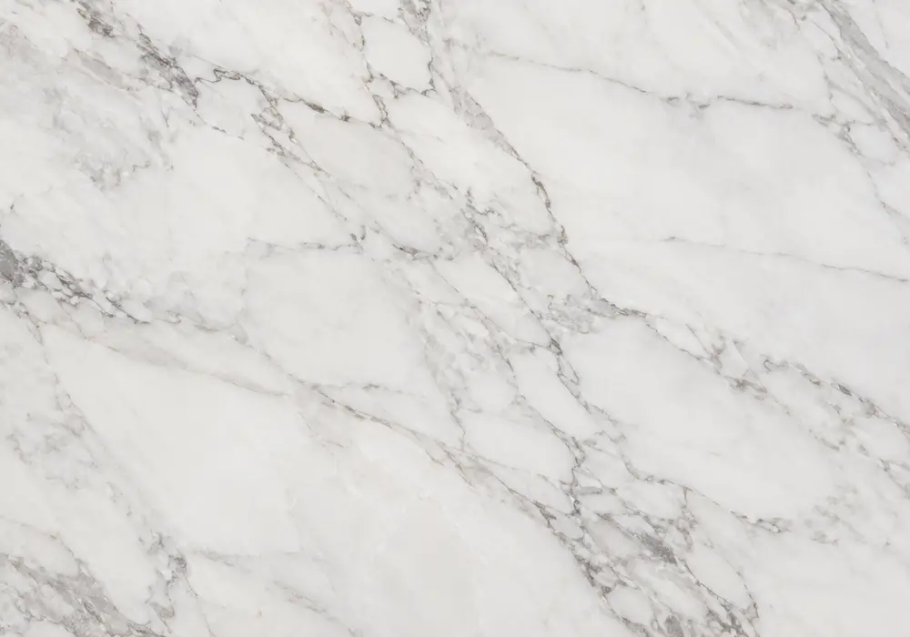 A polished stone slab for Pandora marble price, with grey and white, flowing waves and soft swirls, plus fine mineral depth.