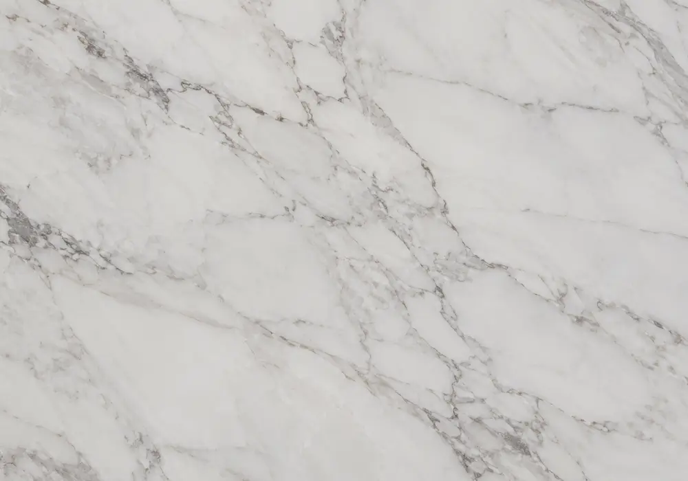 Pietra Gray marble fireplace surround with dark graphite stone and fine white-silver linear veining.
