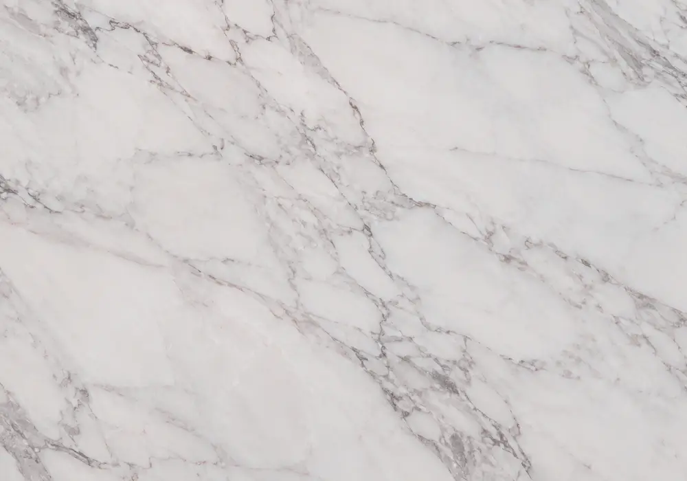 Rosa Valencia marble slabs with honed tiles and a bespoke tabletop or vanity, showing blush, salmon and burgundy movement.