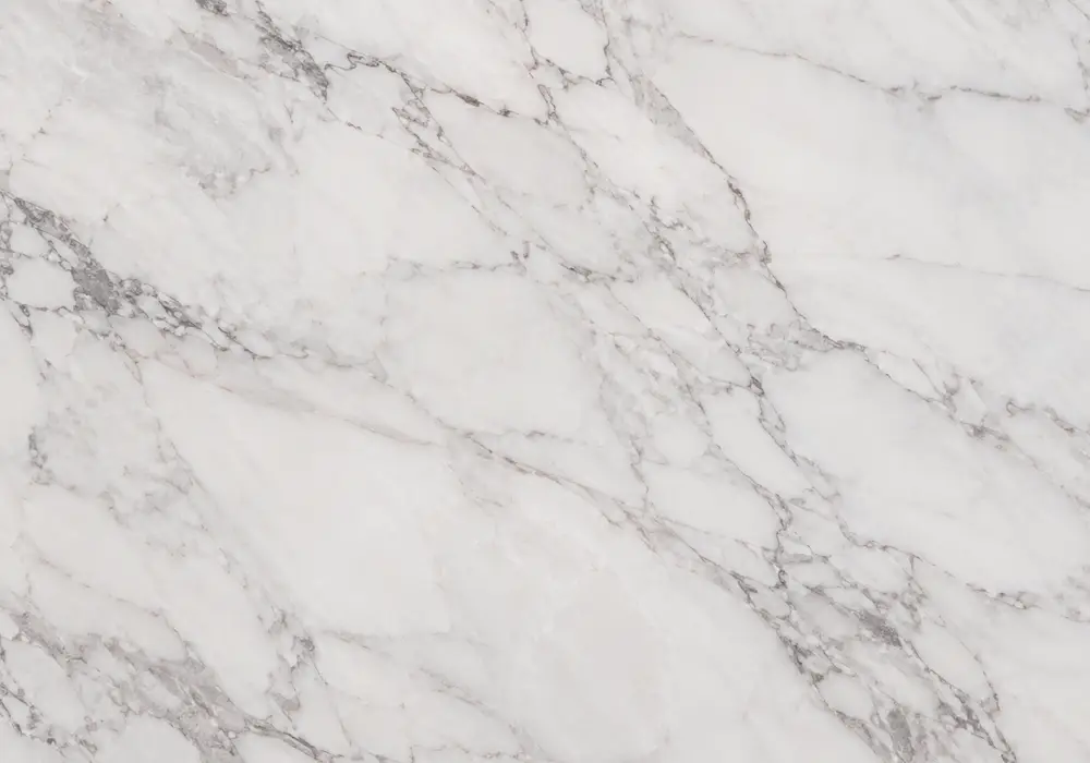 Saturated Rosso Levanto marble slab with cherry-burgundy depth, crisp white fractures, dusty-pink threads and dark minerals.