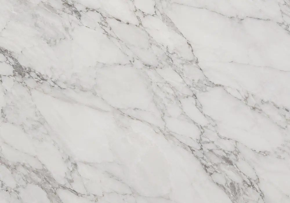 Rich Rosso Lepanto slab with crimson-burgundy depth, brilliant white webbing, broad arcs and warm subtle ochre calcite lines.
