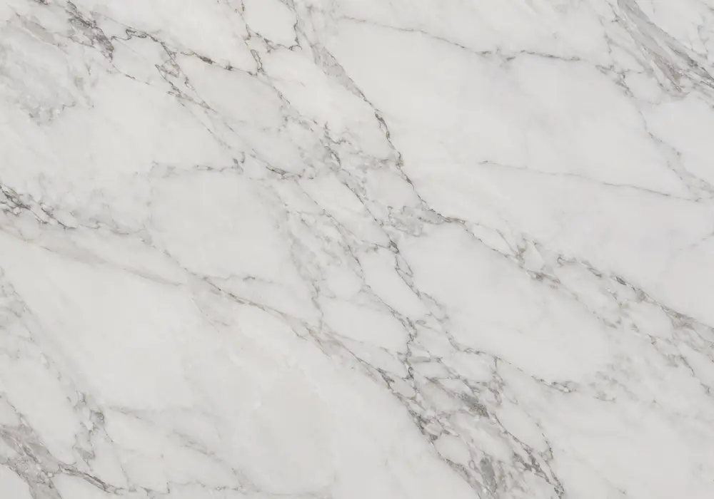 vein-cut marble pattern across consecutive slabs, bathroom vanity panels and polished, honed and brushed finish samples.