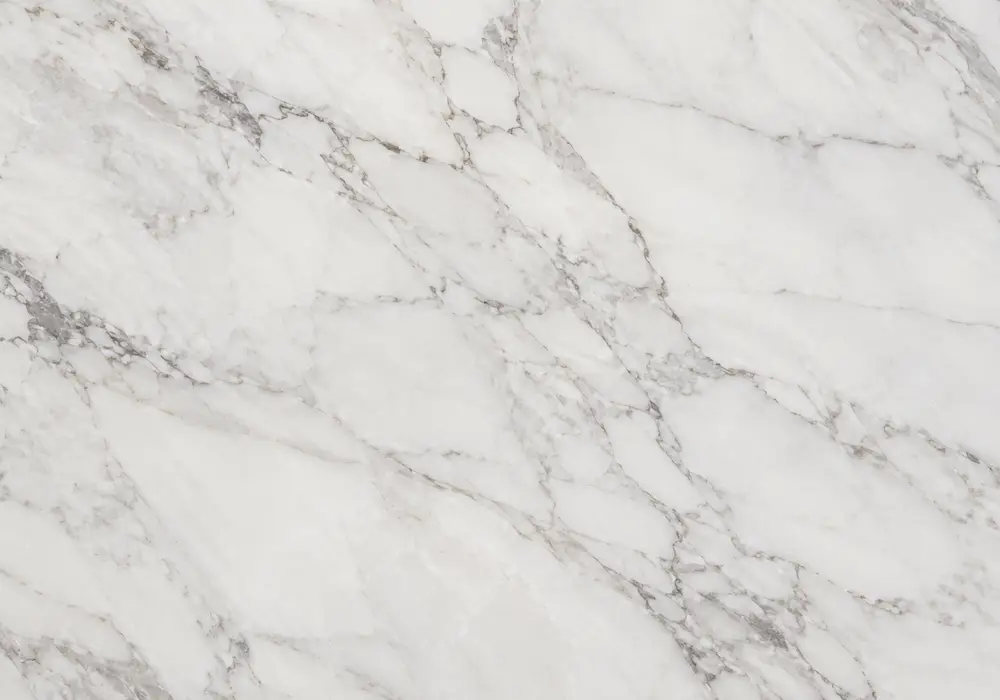 Silver Dragon marble dramatic bookmatched panels with silver-grey stone and bold dark-light vein movement