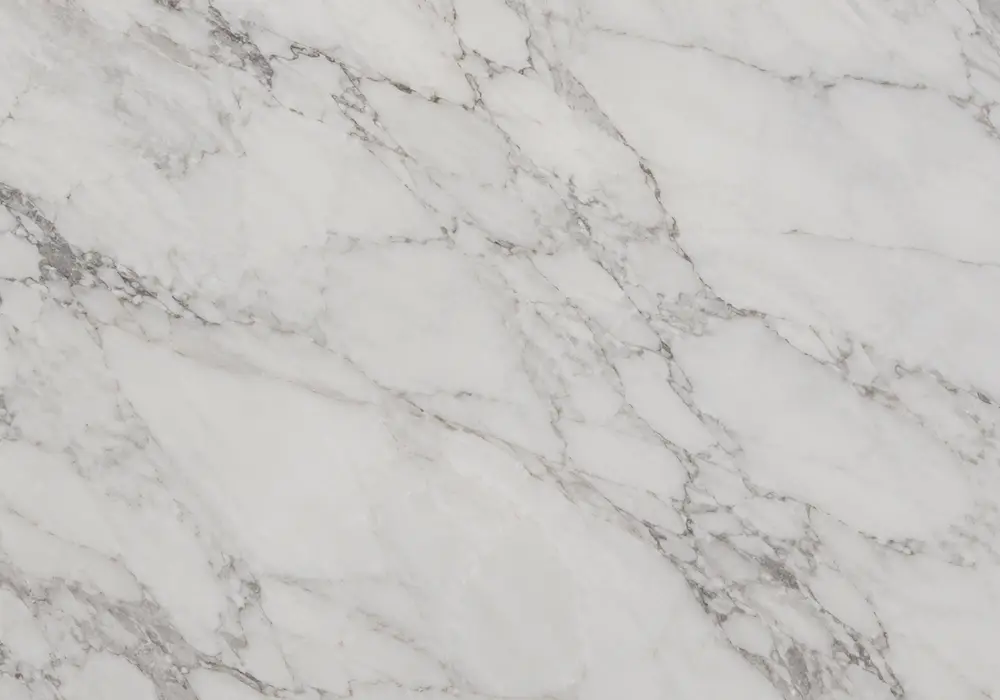 Silver Marble architectural wall panel in a luxury stone showroom with full slabs and soft gallery lighting