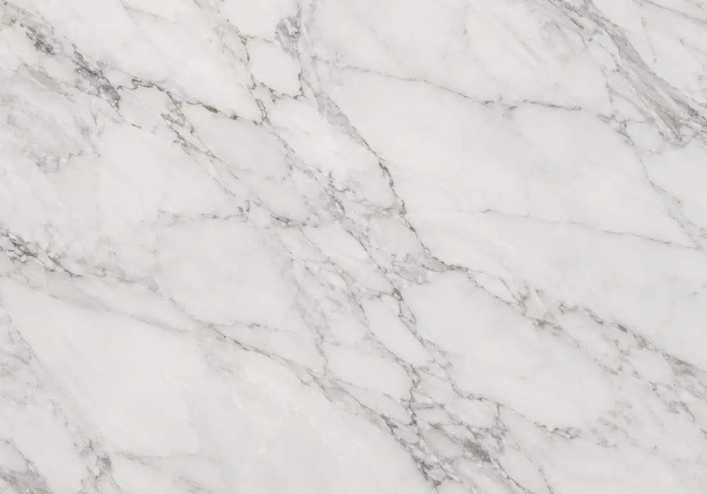 Silver River marble in a luxury living room, with authentic veining, polished stone depth and refined architectural detail.