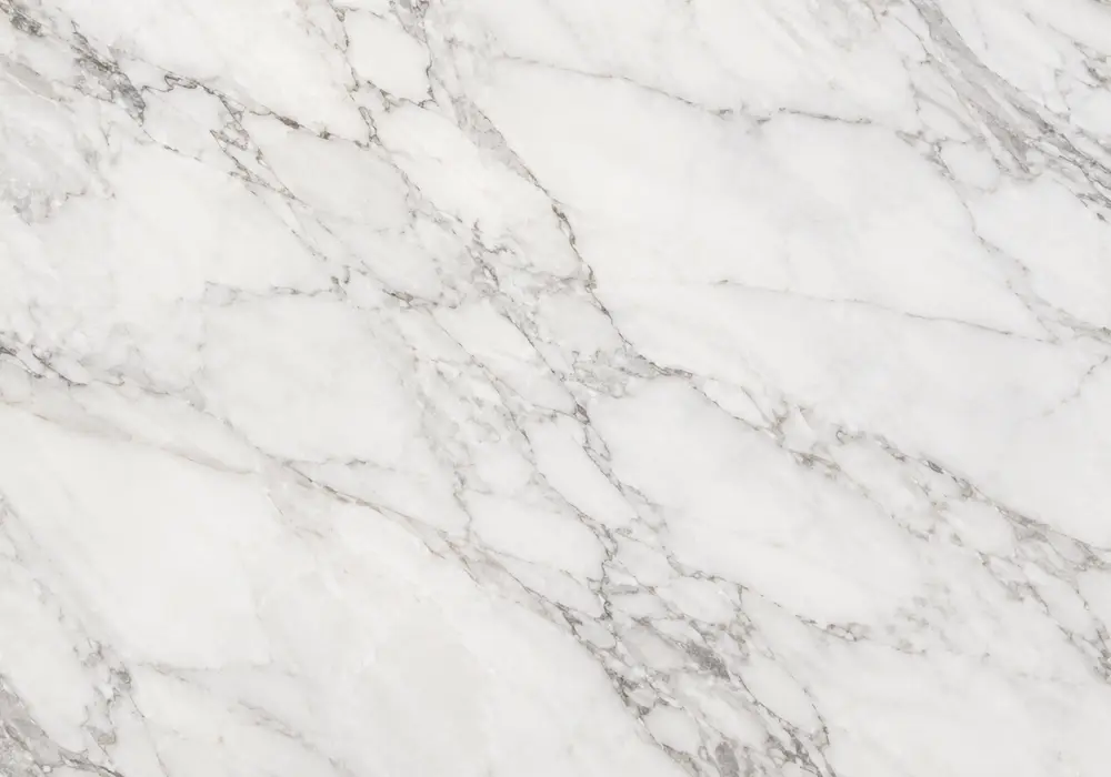 Close slab view for Spider marble types, showing gold and grey, webbed veining and branching veins, plus fine mineral depth.