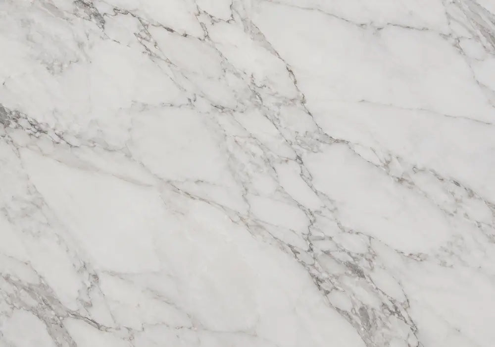 Tiffany marble bookmatched feature wall with emerald green, cream, black and mulberry mineral movement.