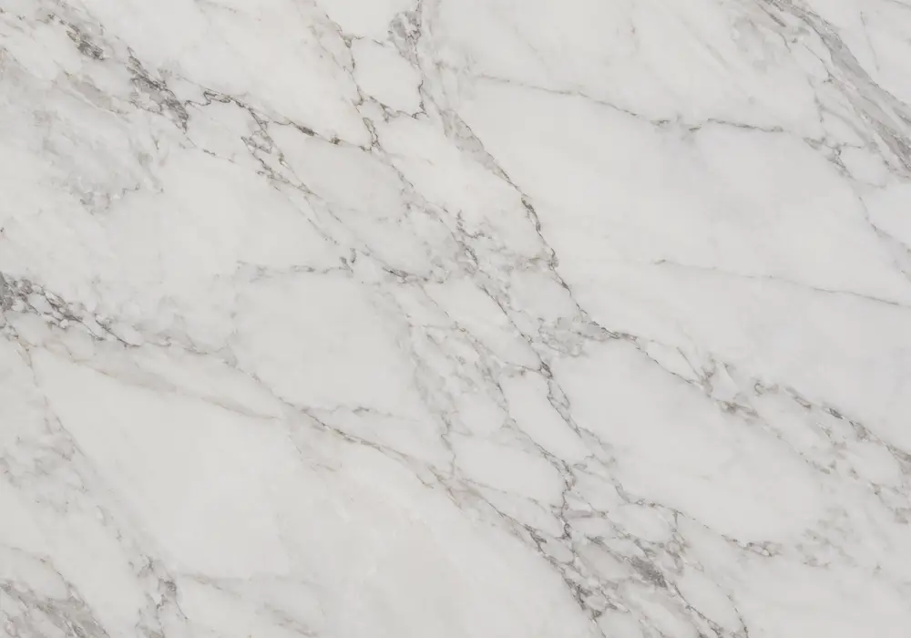 Dramatic Calacatta Viola marble slab with creamy islands, plum-burgundy masses, branching veins and rich jewel-like depth.