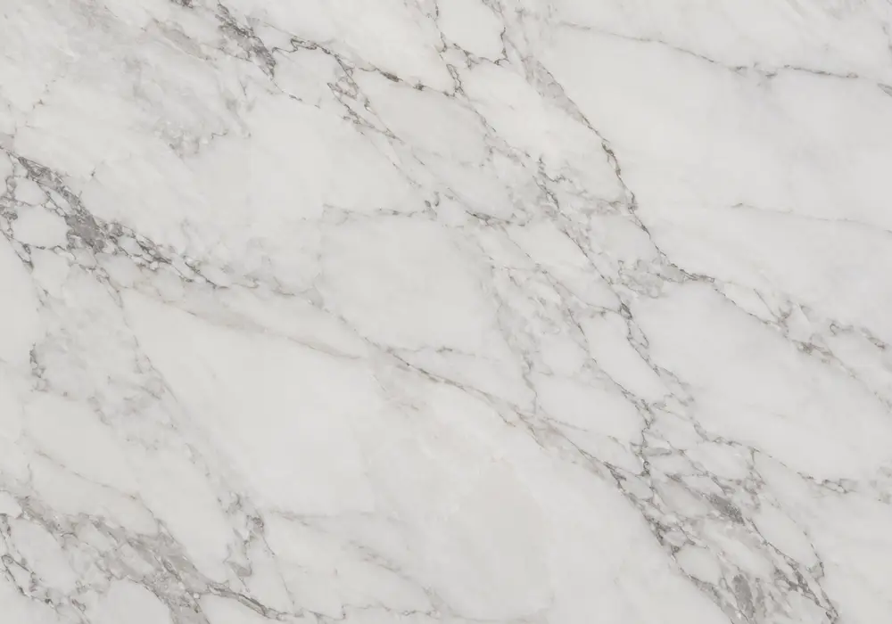 Bvlgari Viola marble in a high-end dining room, showing natural slab variation, polished surfaces and architectural detail.