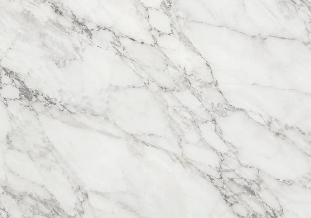 View volakas gold marble price in a white slab with amber ribbons, silver-grey clouds and warm golden diagonal movement.