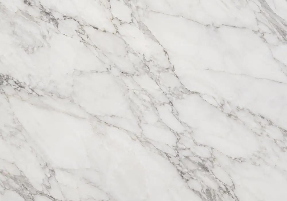 Pearly Volakas White Marble features grey, beige and pale-gold streams, showcasing the refined Drama Greece quarry origin.
