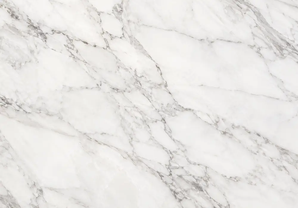 white gold marble porcelain tile on wall, kitchen and vanity surfaces with copper-beige, grey and warm gold natural veins.