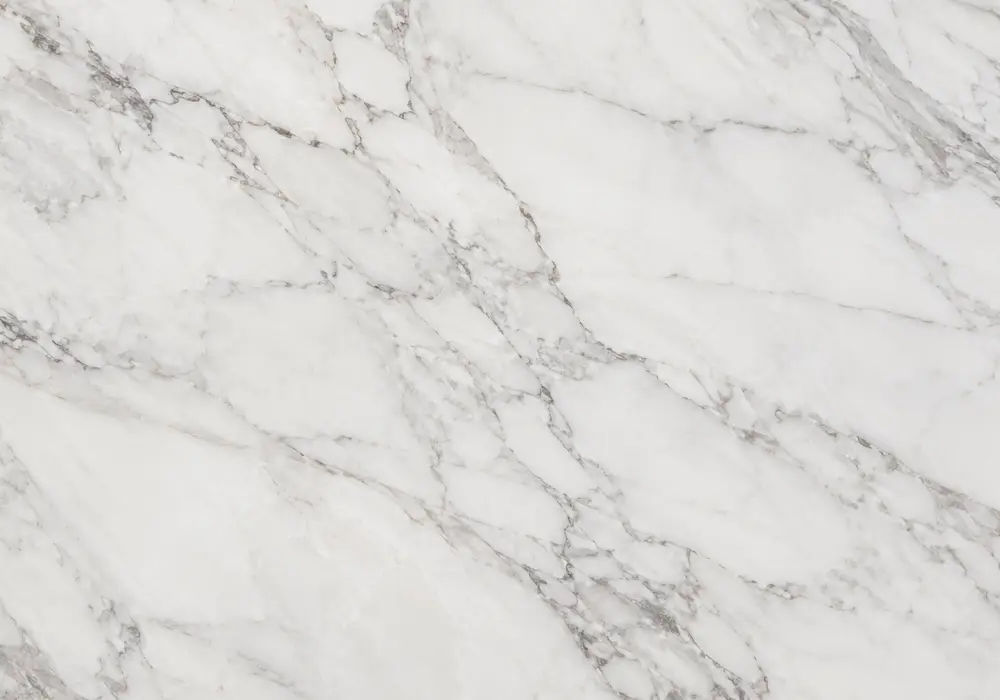Calacatta marble used in an Italian-style luxury lobby, showing natural mineral detail and refined architectural character.