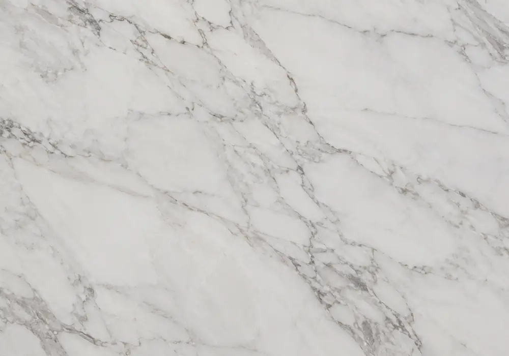white Italian marble types slab: white, blue and grey, sweeping ribbons and branching veins, with clear geological character.