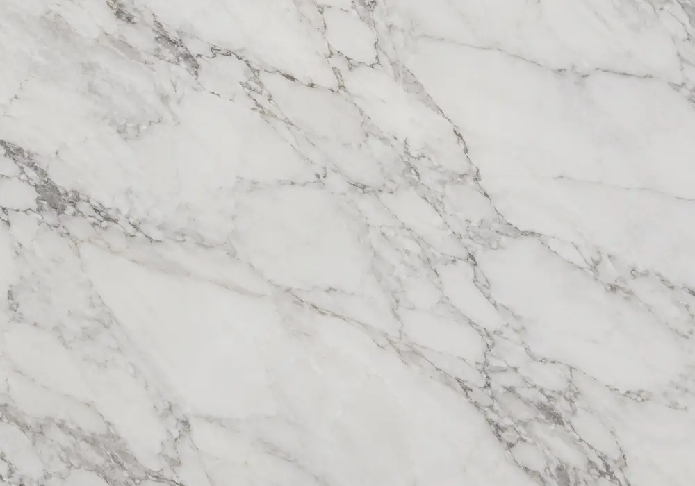 Zebrino bookmatch slabs aligned for a striped wall, island and bathroom panel with polished and honed UAE grey-blue banding