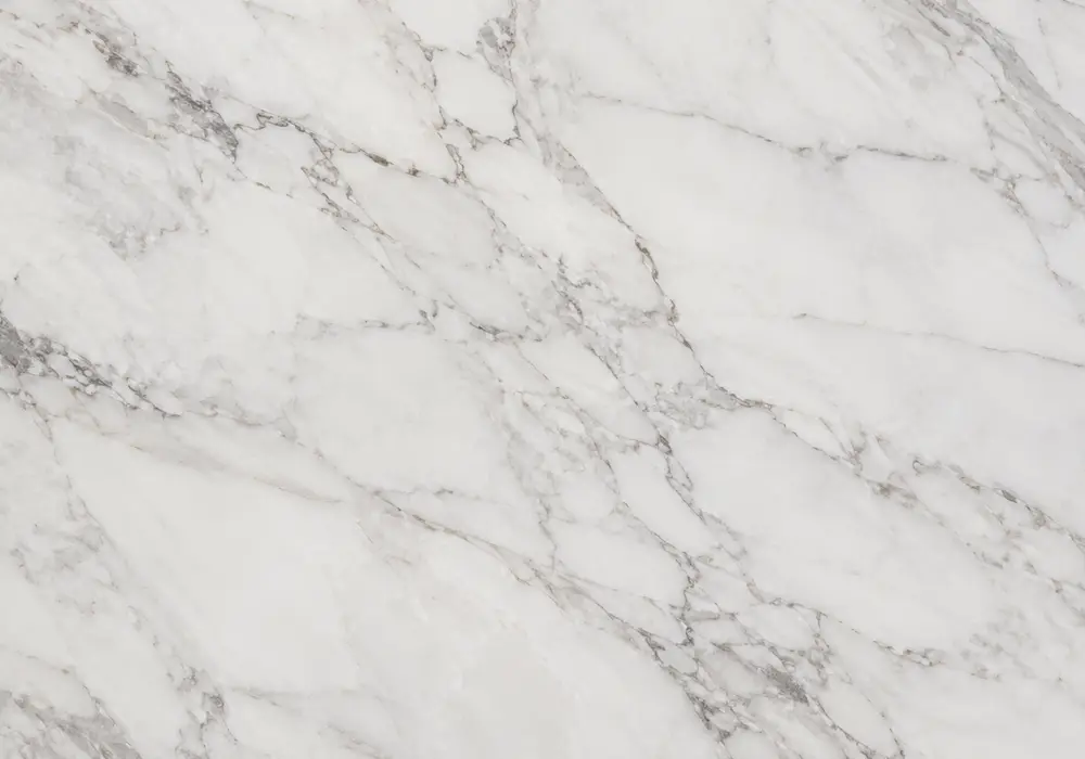 Ziyarat White marble bright foyer feature panel with clean white stone and subtle crystalline natural movement