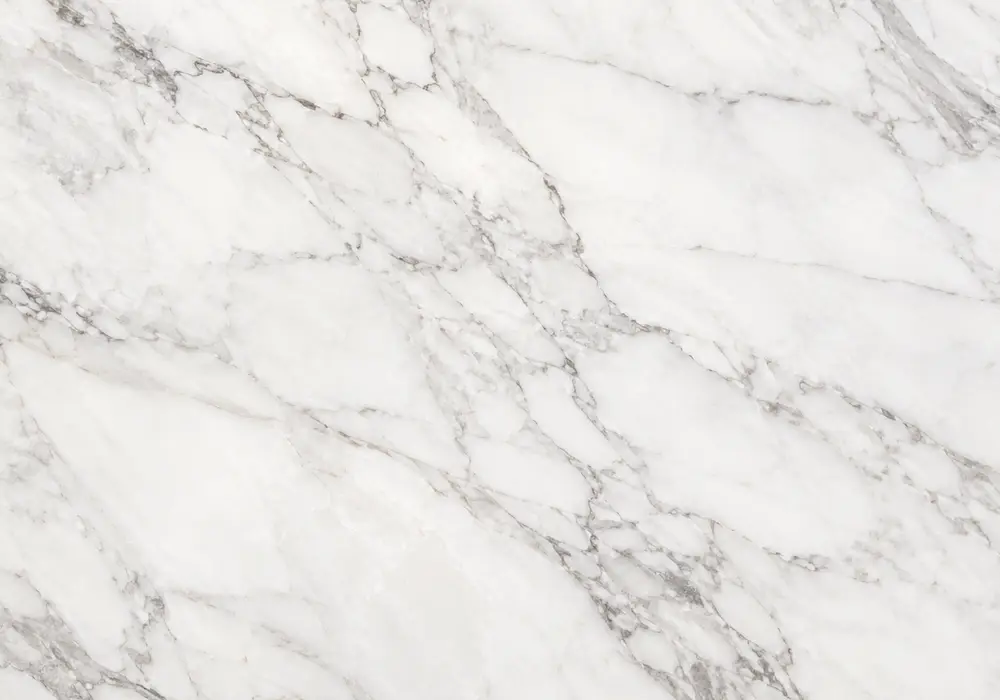 View Ziyarat White marble price: white and grey stone with sweeping ribbons and natural veining, and subtle natural fissures.