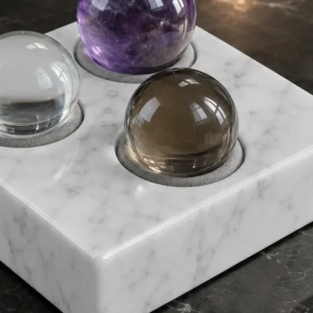 Marble Glass Stand Small image 1
