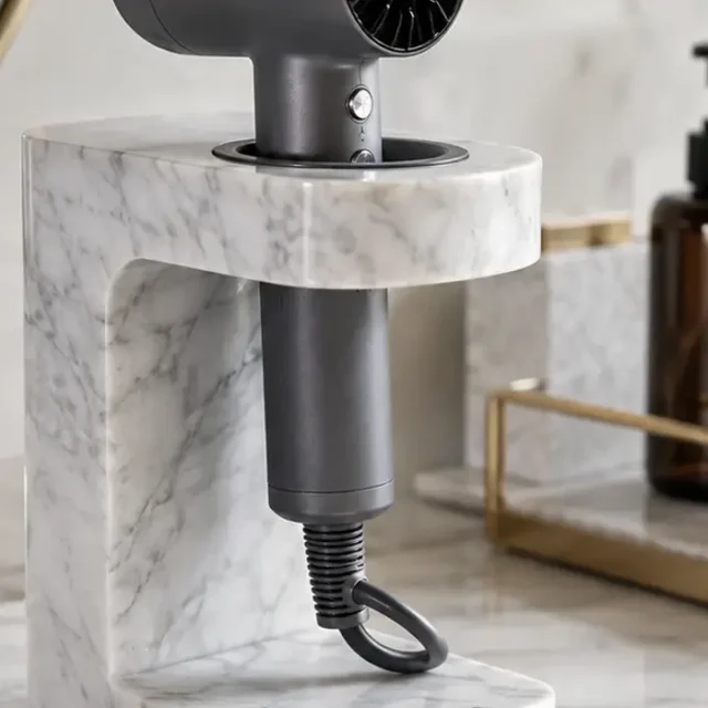 Marble Hair Dryer Stand Small image 1
