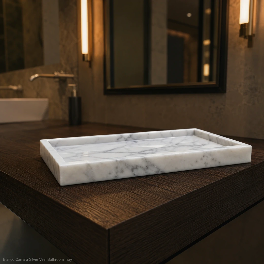 Marble Bath Tray Small image 2