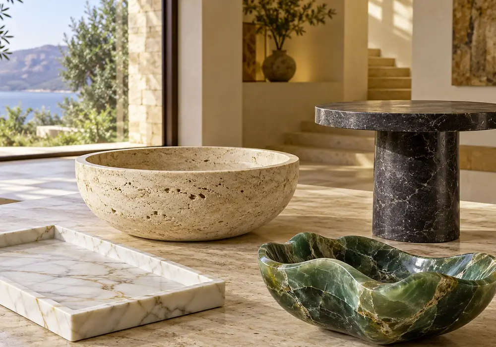 Marble Outdoor Table Small image 3