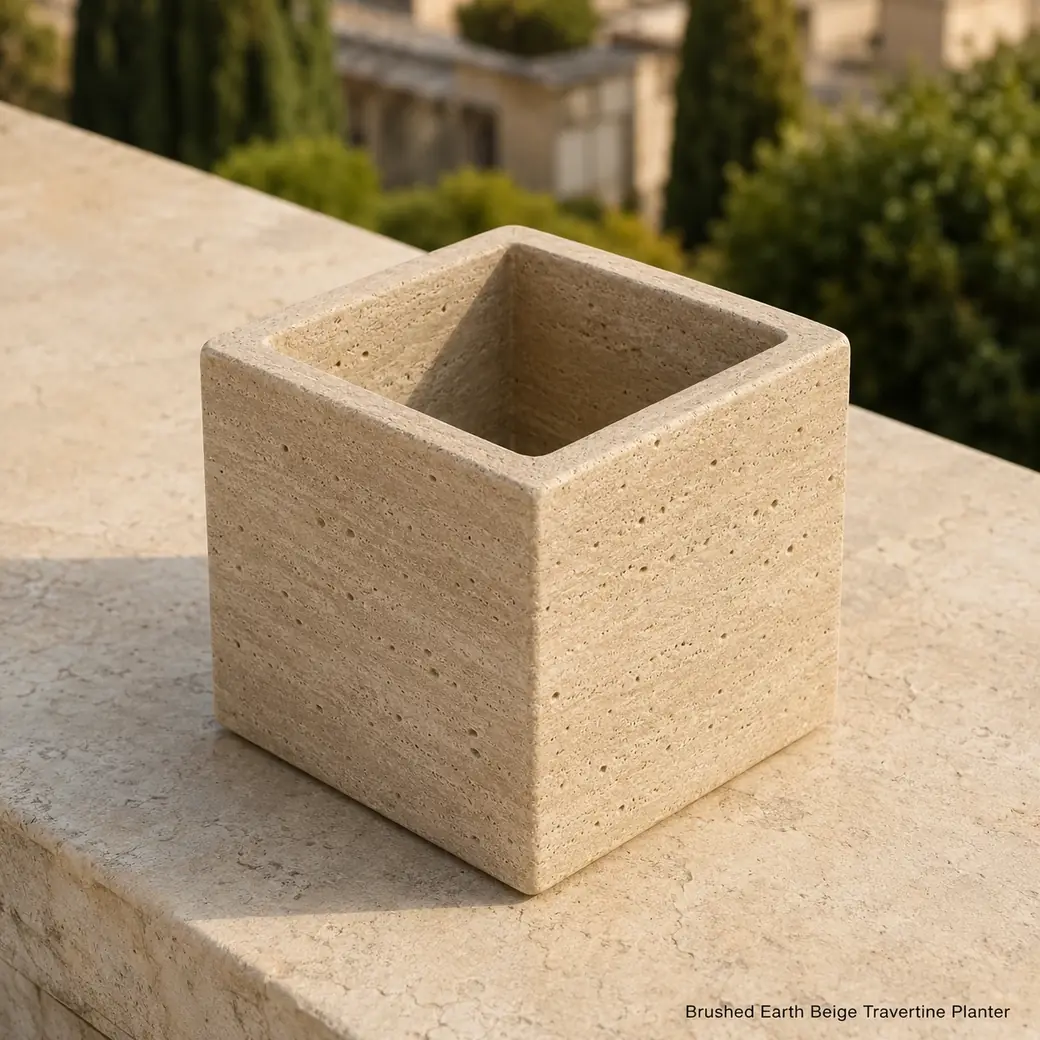 Marble Plant Holder Small image 2