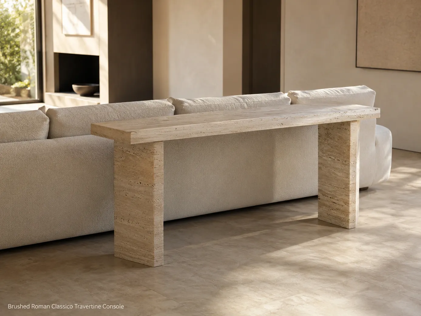 Marble Sofa Table Small image 2