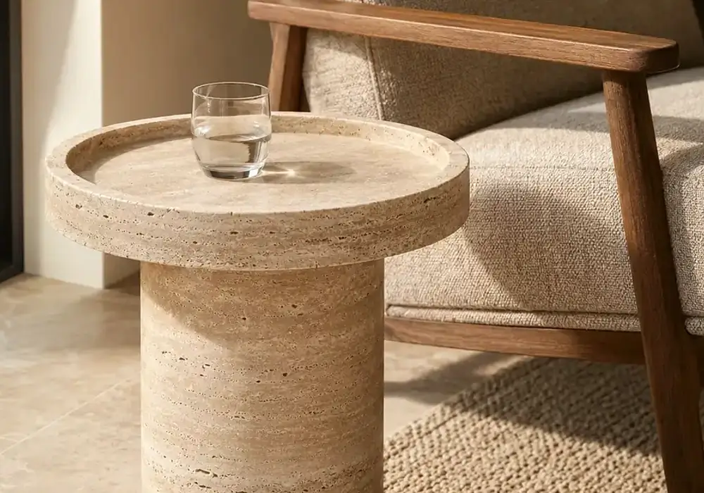 Marble Outdoor Table Small image 2
