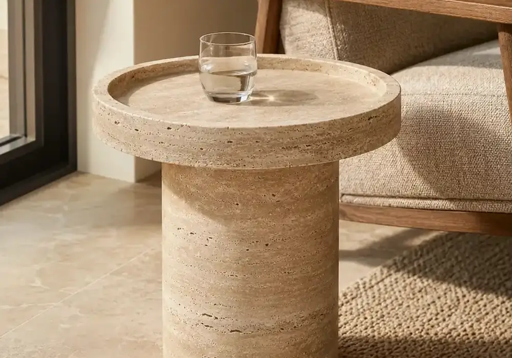 Marble Towel Stand Small image 2